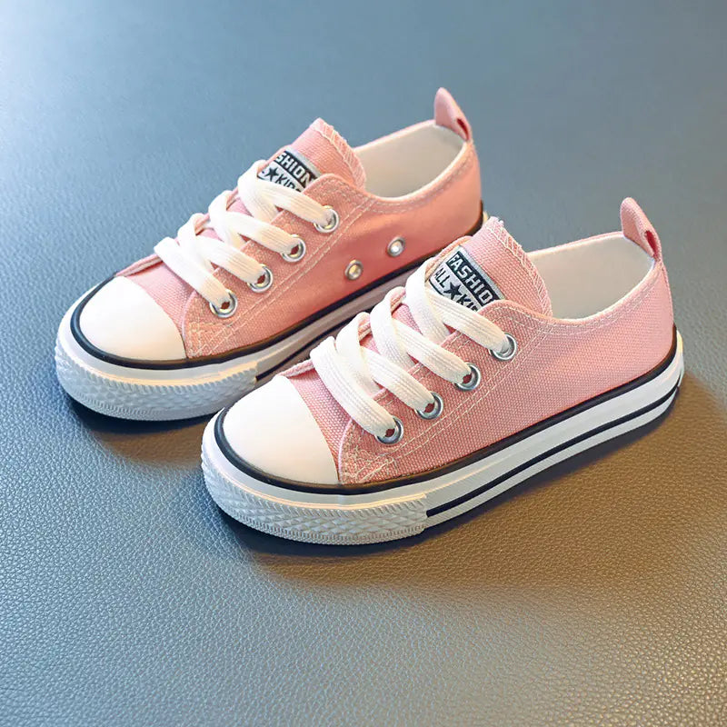 Kids' Canvas Low Top Sneakers ShoesS