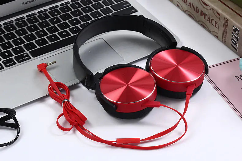 XB-450 Wired Headphones with Inline Control for Gaming