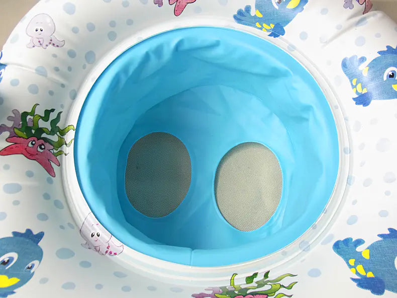 Parent-Child Swim Ring with Sun Protection
