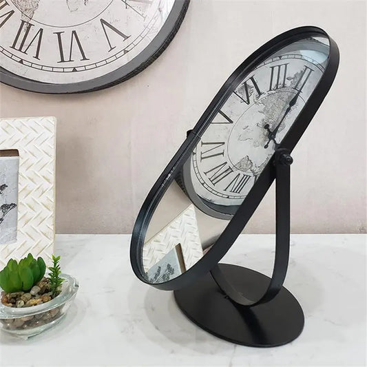 Nordic Retro Desktop Vanity Makeup Mirror