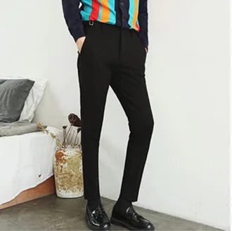 Stylist's Black Tapered Comfort Pants