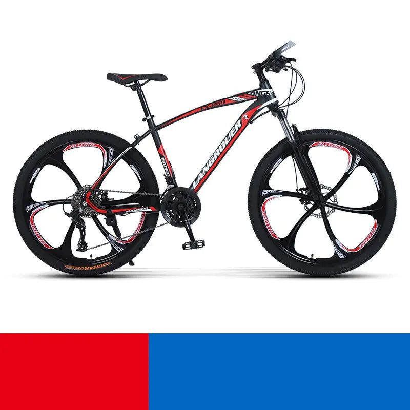 Shock Absorbing Cross-Country Bike with Variable Speed