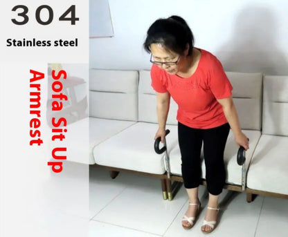 Elderly Sofa Stand-Up Handle Black