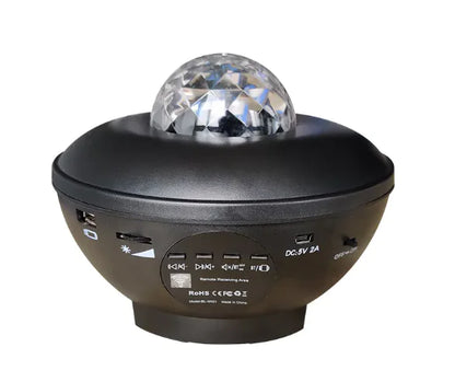 Bluetooth Music Laser Projector Night Light | Multi-Color with Remote