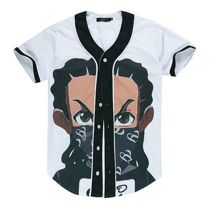 Customizable 3D Baseball Jersey with Creative Design