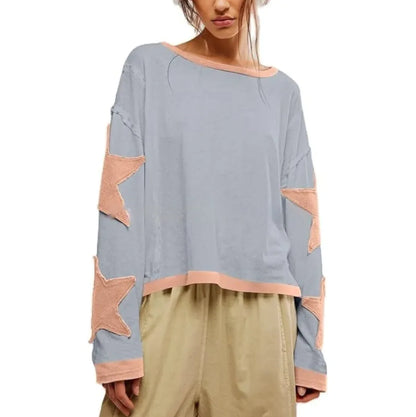 Retro Geometric Knit Pullover