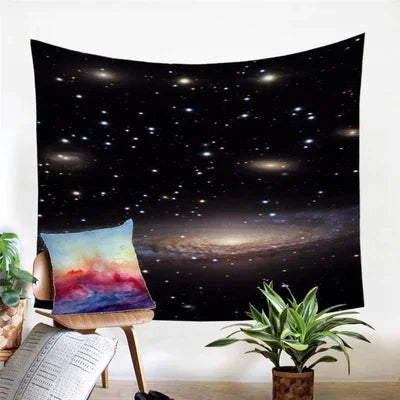 Stellar Nebula Tapestry Wall Art