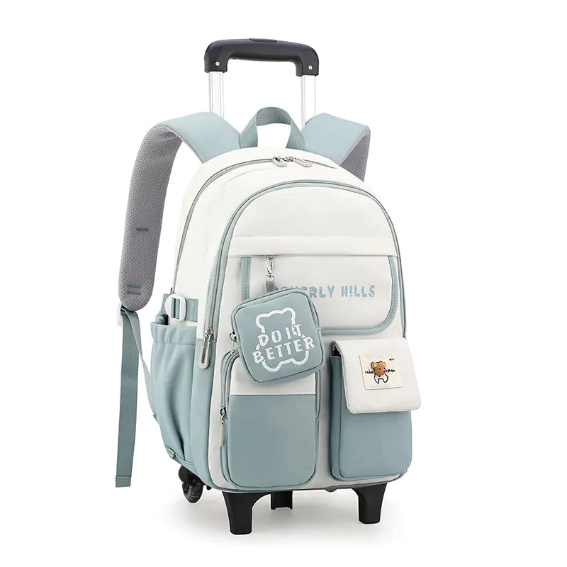 Nature Fish Student Roller Backpack