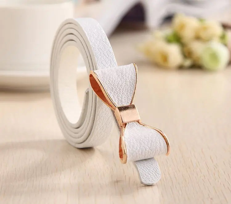 Bowknot Leather Belt for Women