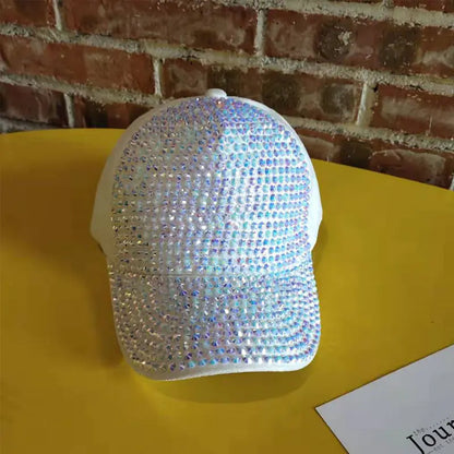 Women's Baseball Cap with Rhinestones