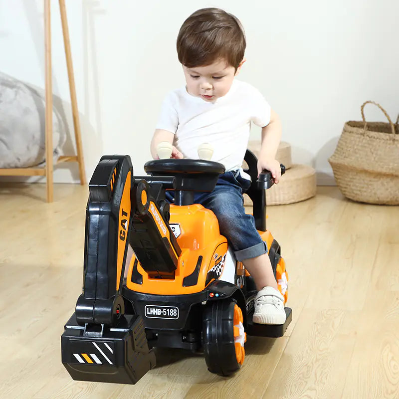 Electric Excavator Toy for Kids Aged 1-3 Years