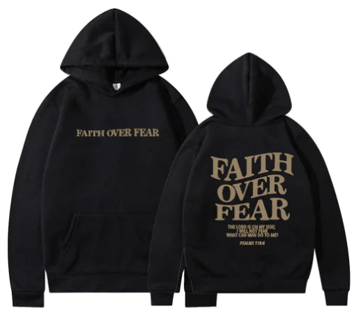 Faith Over Fear Casual Hoodie