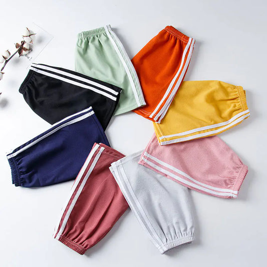 Summer Five-Point Pants for Kids Aged 3-8 Years