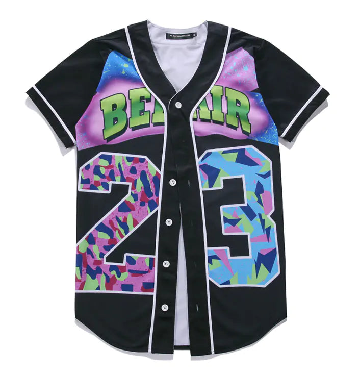 Customizable 3D Baseball Jersey with Creative Design