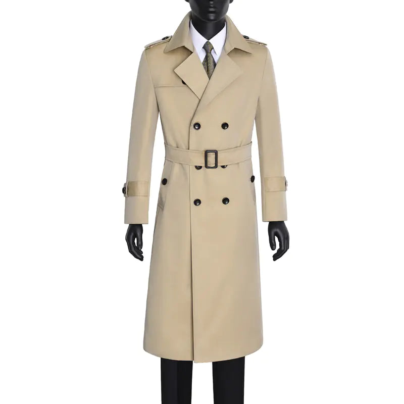 Men's Trendy Color Change Over The Knee Coat