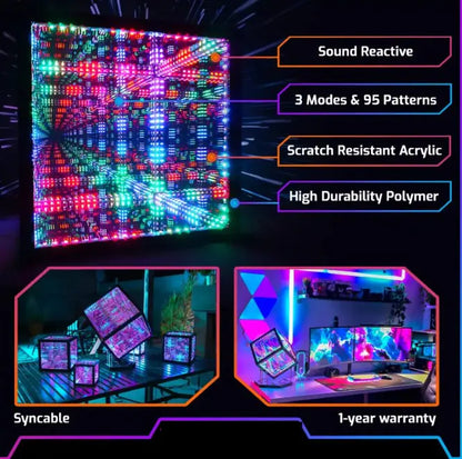 Cube Infinite Extension Atmosphere Lamp