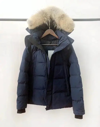 Canadian Style Warm White Goose Down Jacket (Autumn/Winter)