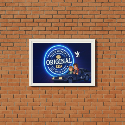 Original Era Return From The Future Framed Photo