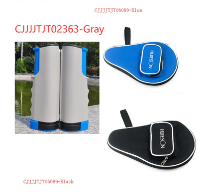 Table Tennis Net Stand with Large Gourd Shaped Case