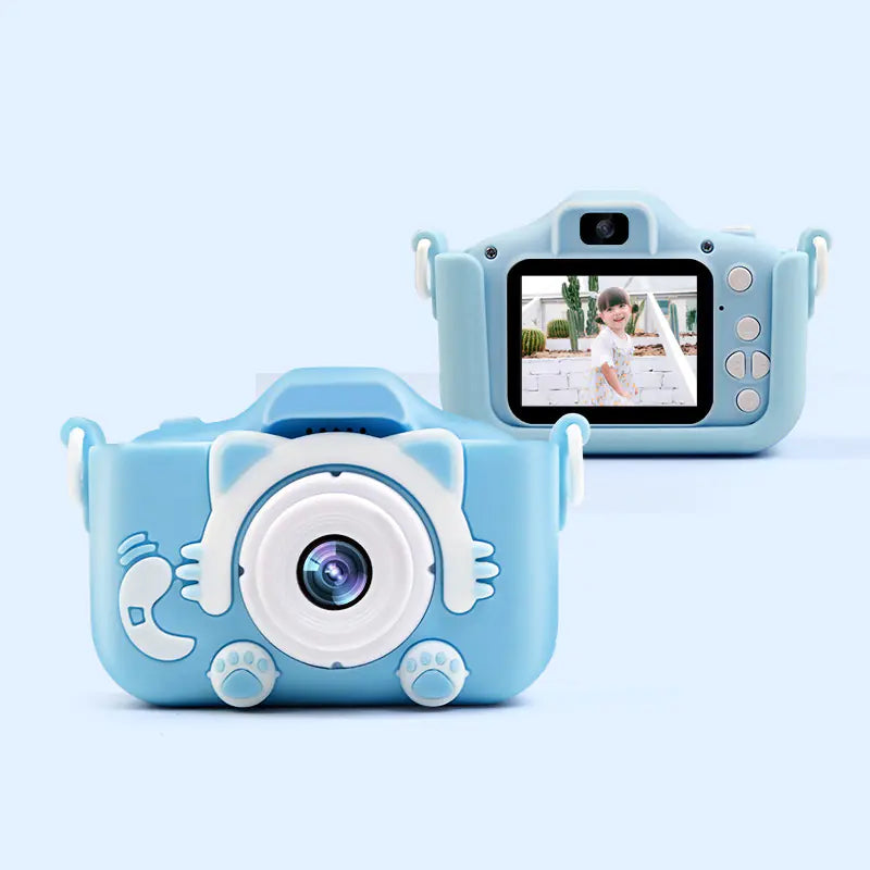 X5S Kids Camera - HD Cartoon Mini DSLR with Dual Lens