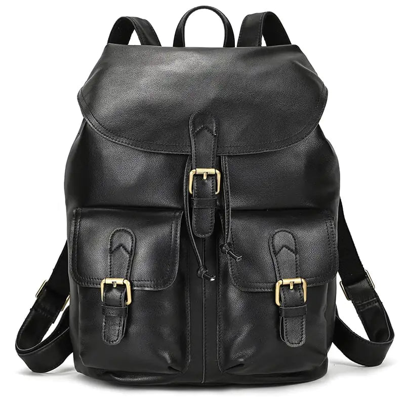 Women's Leather Backpack for Leisure Travel