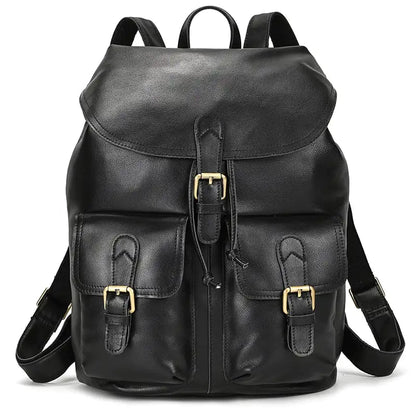 Women's Leather Backpack for Leisure Travel