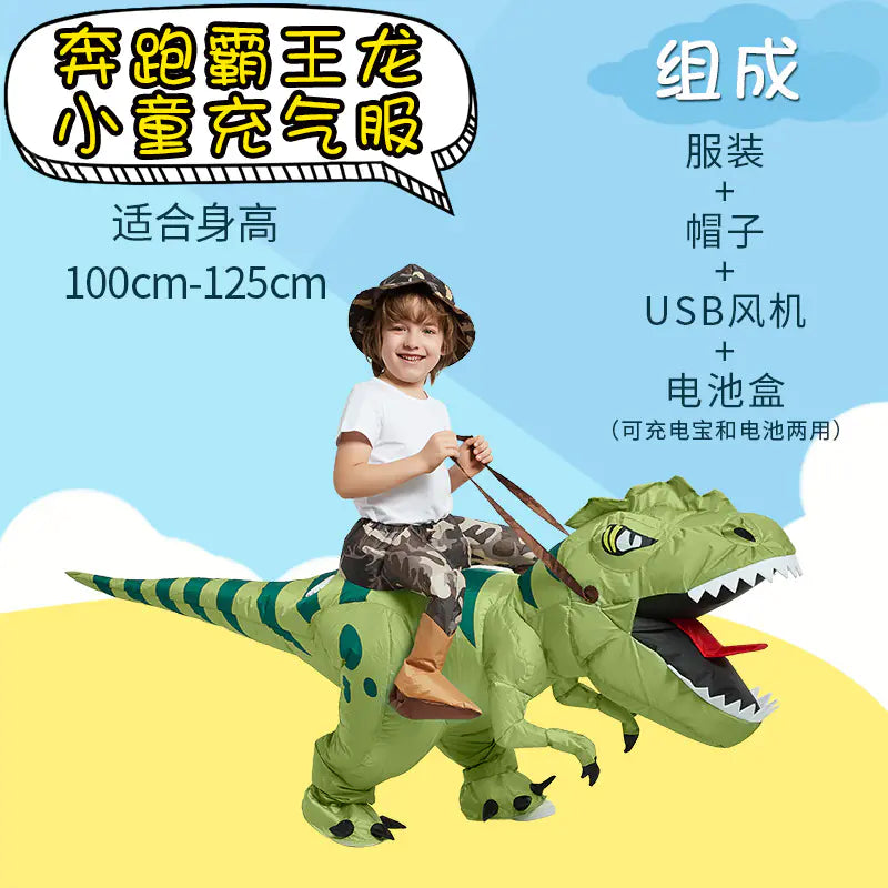 Inflatable Dinosaur Costume for Kids and Adults