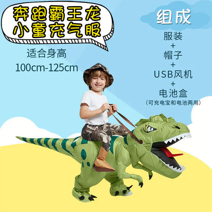 Inflatable Dinosaur Costume for Kids and Adults