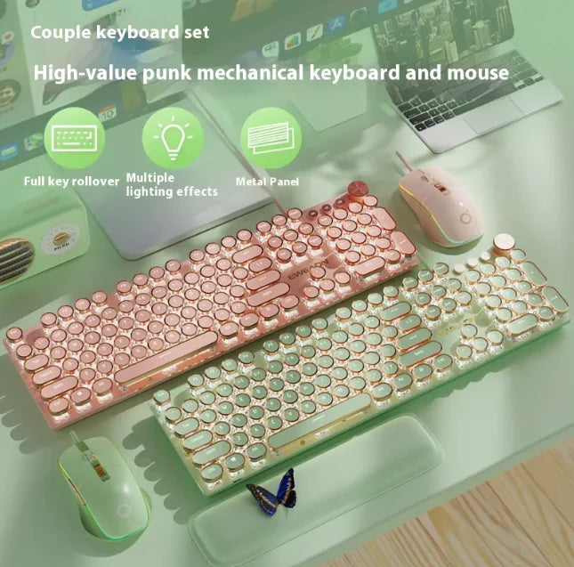 Dual-Mode E-Sports Mechanical Keyboard
