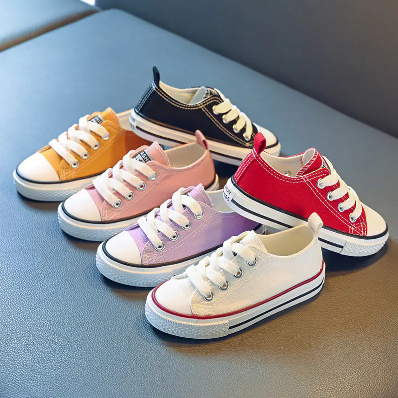 Kids' Canvas Low Top Sneakers ShoesS