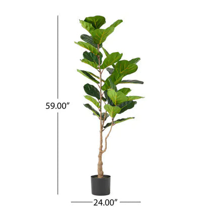 150CM Artificial Violin Leaf Fig Tree