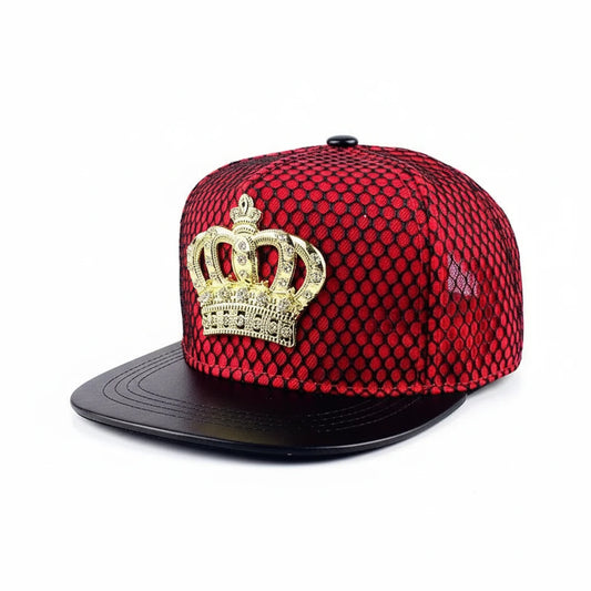 Baseball Cap with Crown Metal Logo