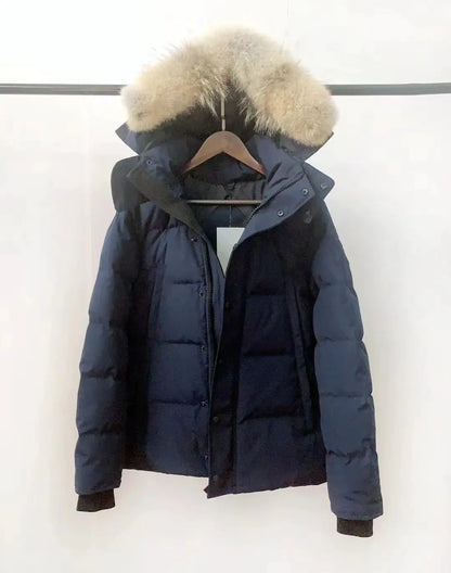 Canadian Style Warm White Goose Down Jacket (Autumn/Winter)