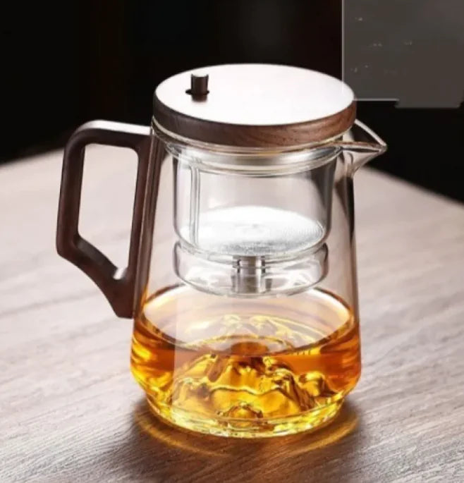 Family-Size Borosilicate Glass Teapot