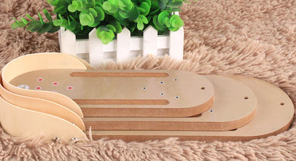 Compact Wooden Desk Game Combo