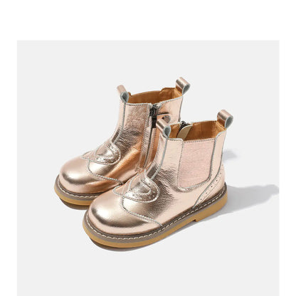 Children's Abrasion-Resistant Leather Boots