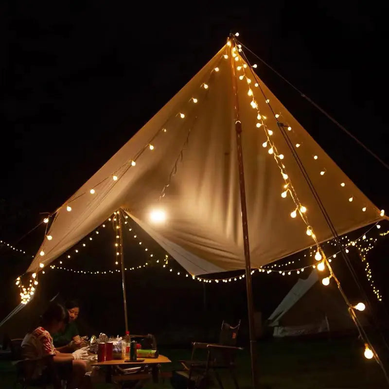 Outdoor Sphere String Lights for Tent Decor