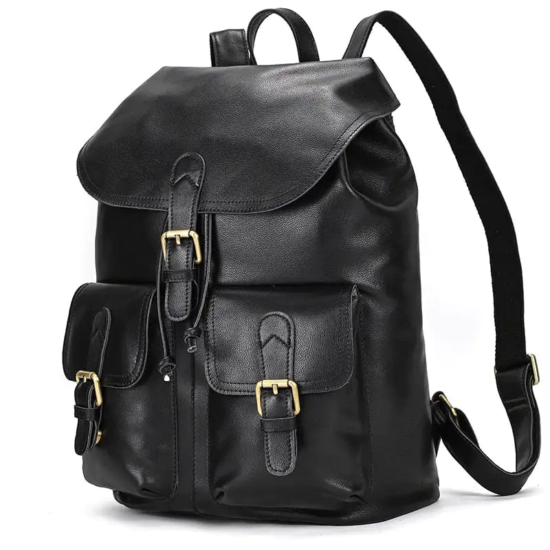 Women's Leather Backpack for Leisure Travel