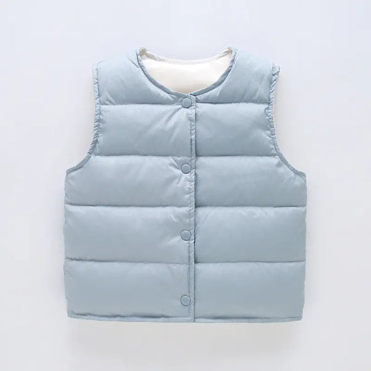 Kids' Lightweight Down Vest for Boys and Girls