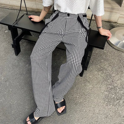 Men's Retro Elegant Wide-leg Trousers