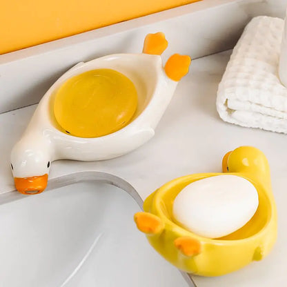 Chic Duck Ceramic Soap Holder