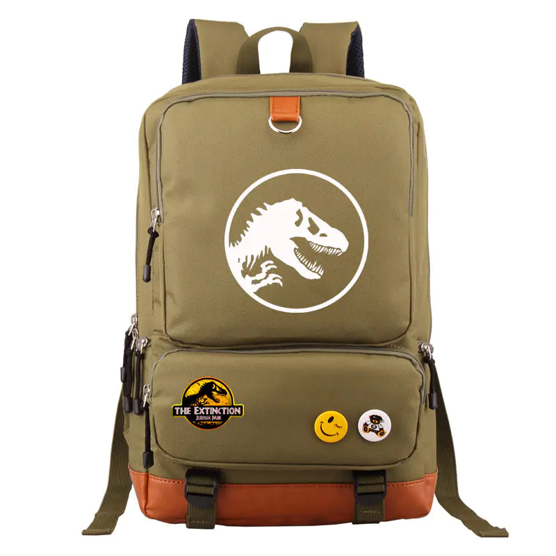 Jurassic Backpack - Travel Bag, Student Book Bag