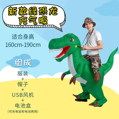 Inflatable Dinosaur Costume for Kids and Adults