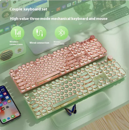 Dual-Mode E-Sports Mechanical Keyboard