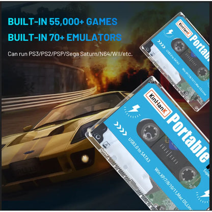 500GB Batocera Mobile Gaming HDD