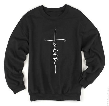Jesus & Faith Hoodie with Cross Sweater