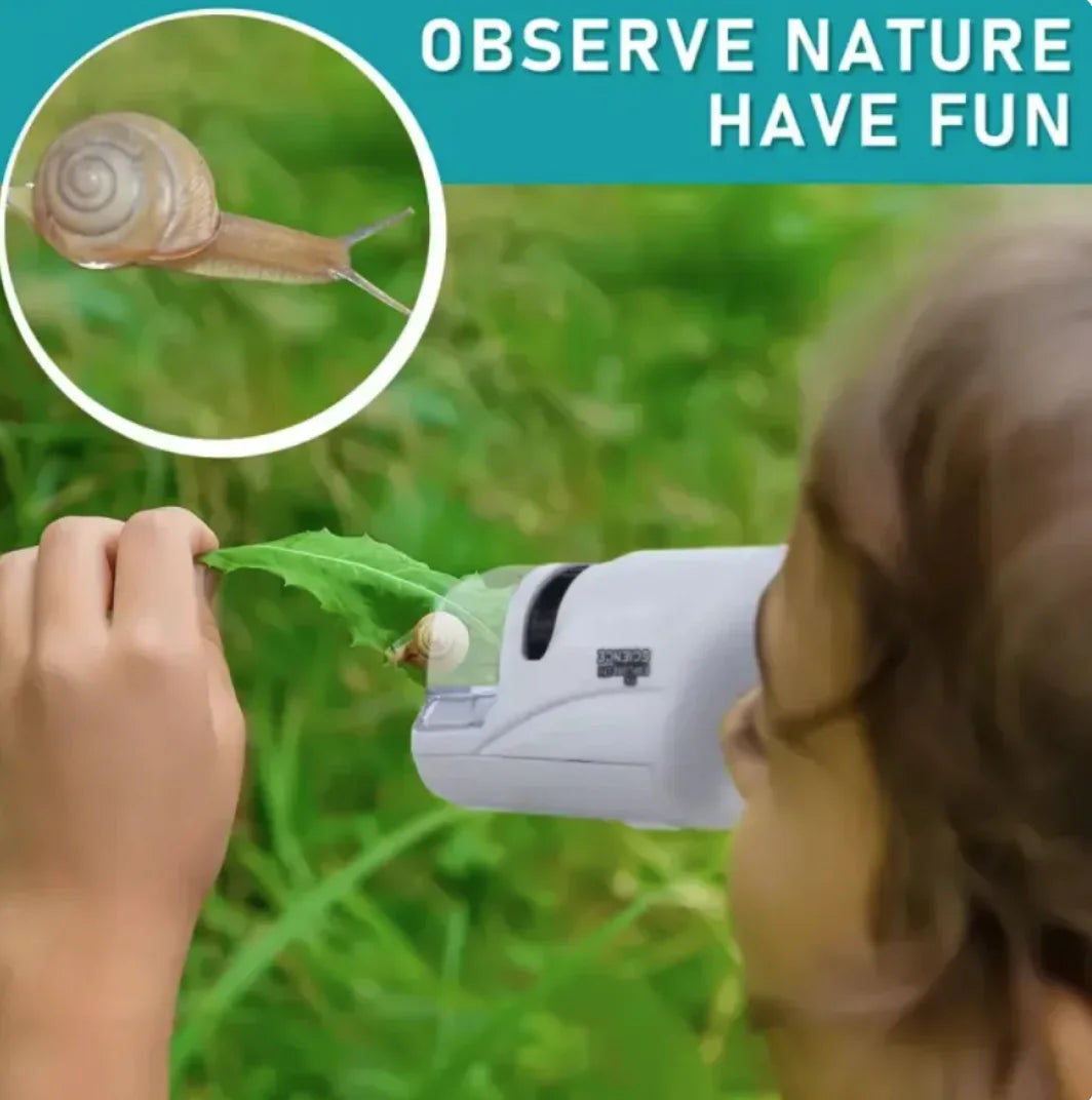 Pocket Microscope with LED for Kids