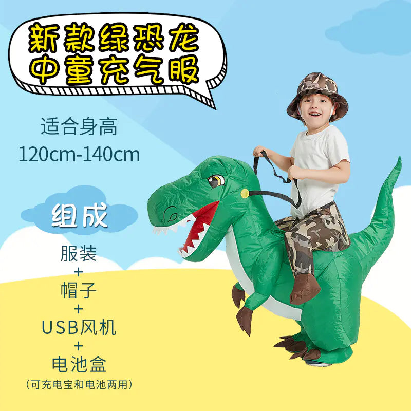 Inflatable Dinosaur Costume for Kids and Adults
