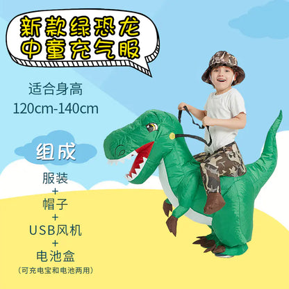 Inflatable Dinosaur Costume for Kids and Adults
