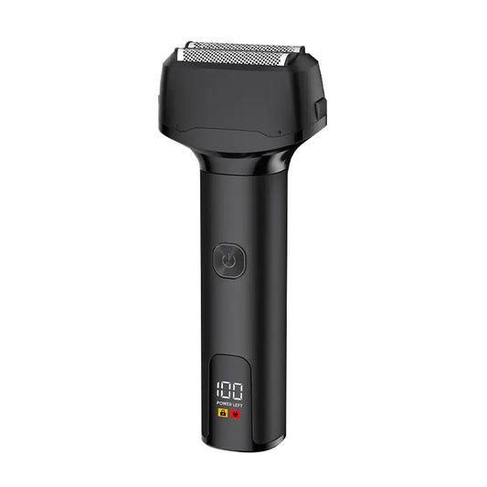 Cordless Electric Shaver with LED Display for Men